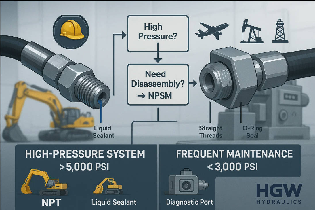 Application Guide: When to Use NPT vs NPSM