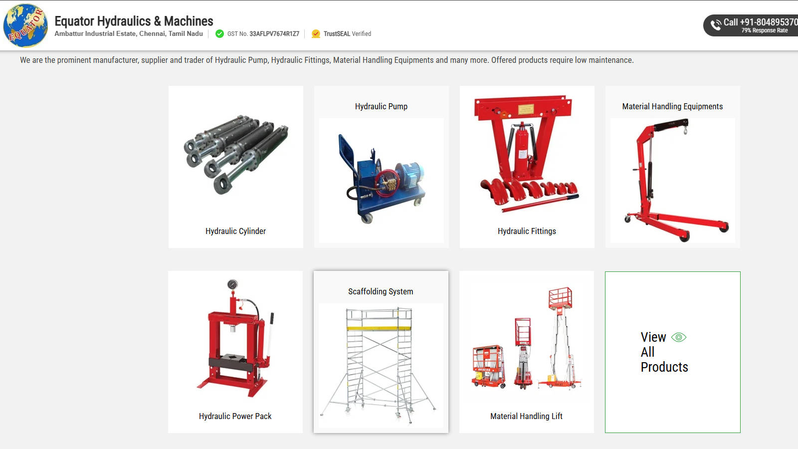 6. Equator Hydraulics & Machines