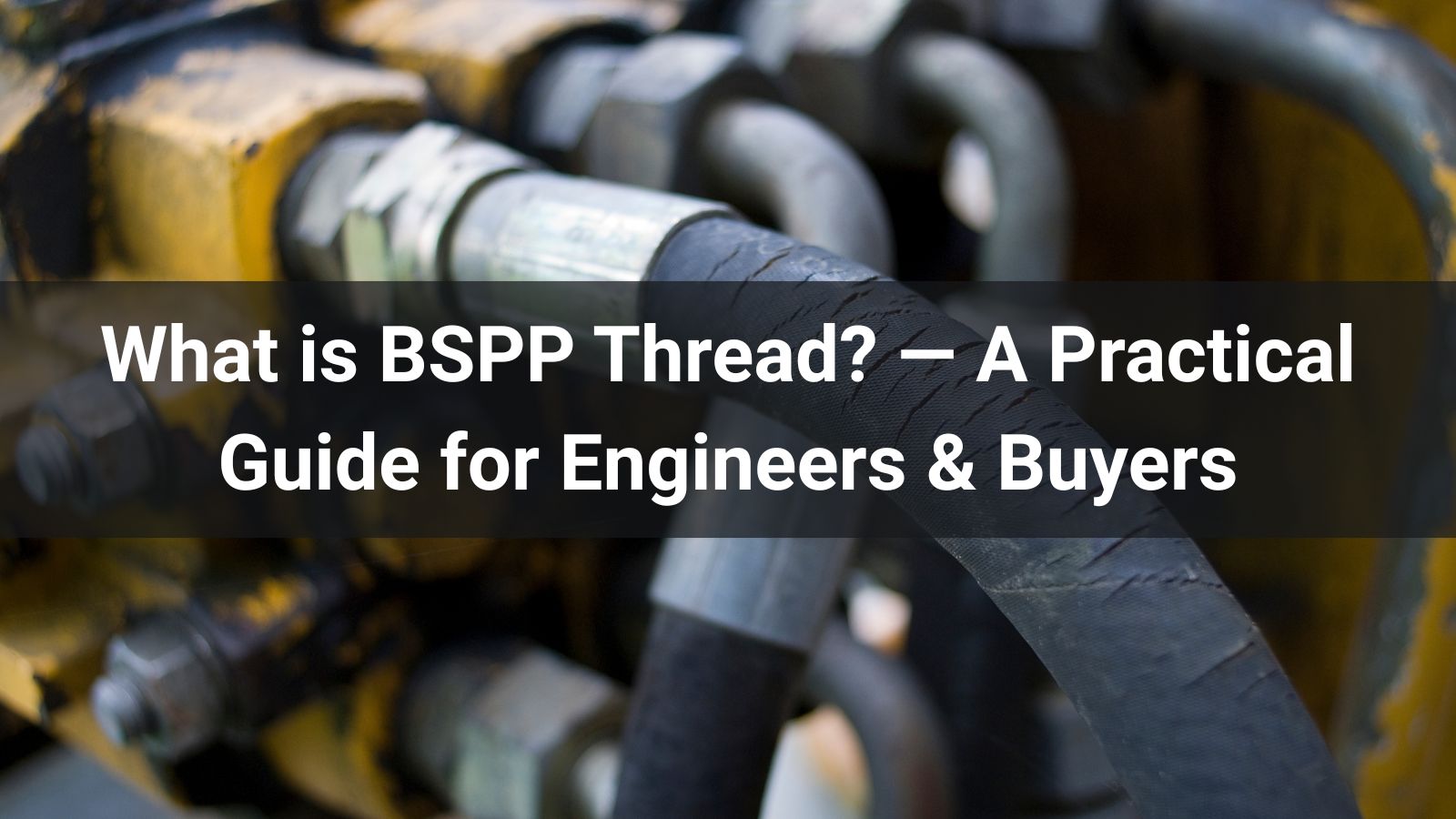 What is BSPP Thread? — A Practical Guide for Engineers & Buyers